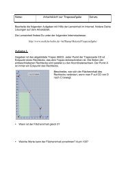 Name: Arbeitsblatt zur Trapezaufgabe Datum: Bearbeite die ...