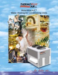 thermoplus water cooled air conditioner
