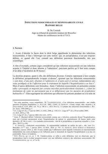 B. De Coninck Juge au tribunal de premiÃ¨re instance de ... - Grerca