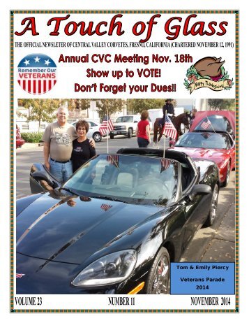 Central Valley Corvettes - November 2014 Magazine