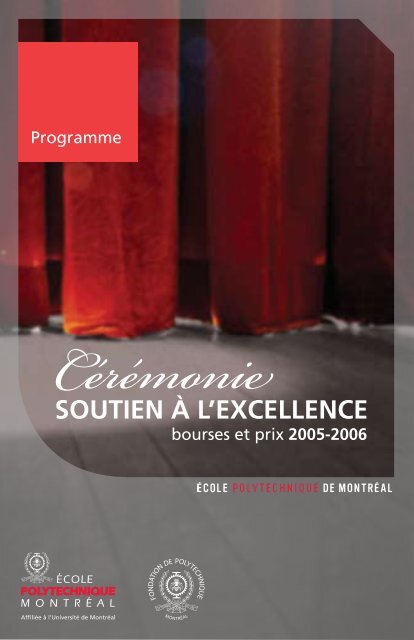 Soutien Ã  l'excellence - Fondation de Polytechnique - Ãcole ...