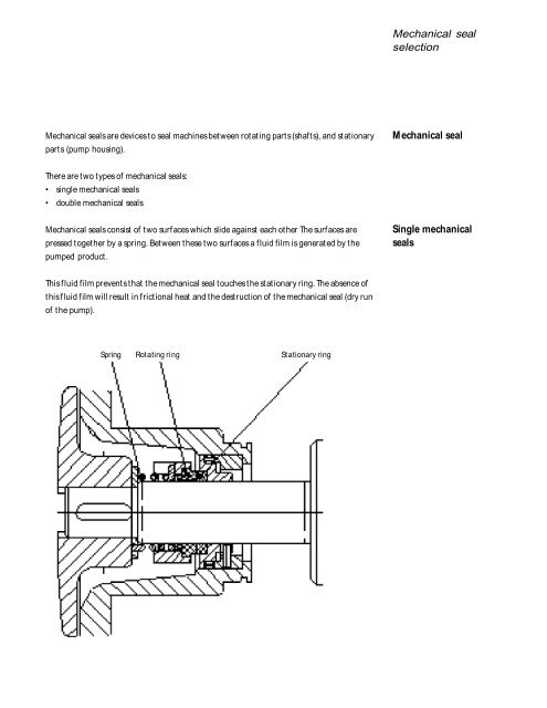 back to back mechanical seal free sample