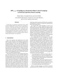 RPLLEARN: Extending an Autonomous Robot Control Language to ...