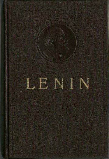 Collected Works of V. I. Lenin - Vol. 21 - From Marx to Mao