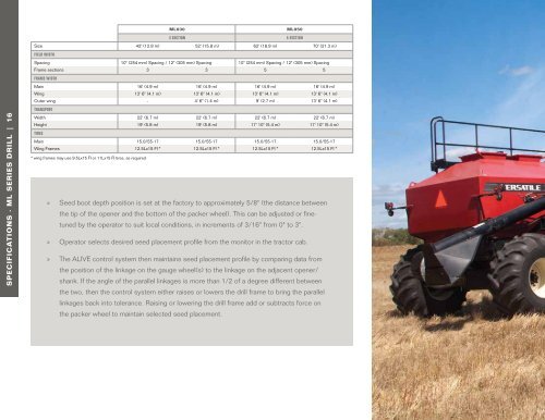 Precision seeding Â» Air carts & drills - Versatile