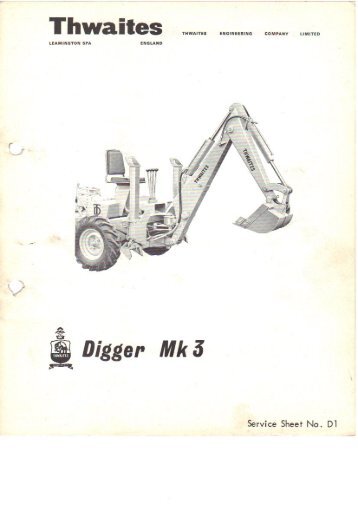 Thwaites Tusker Spares List - Diggers-dumpers-plant.co.uk