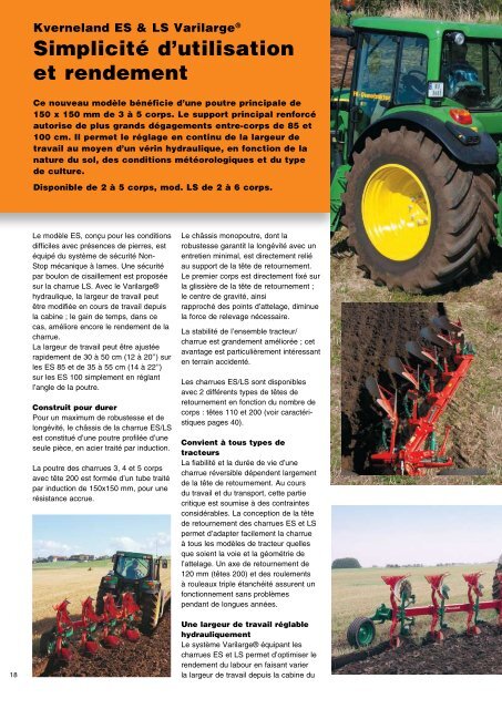 Charrues - Jacopin Equipements Agricoles