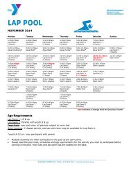 09.2013 Lap Pool - Burbank Community YMCA