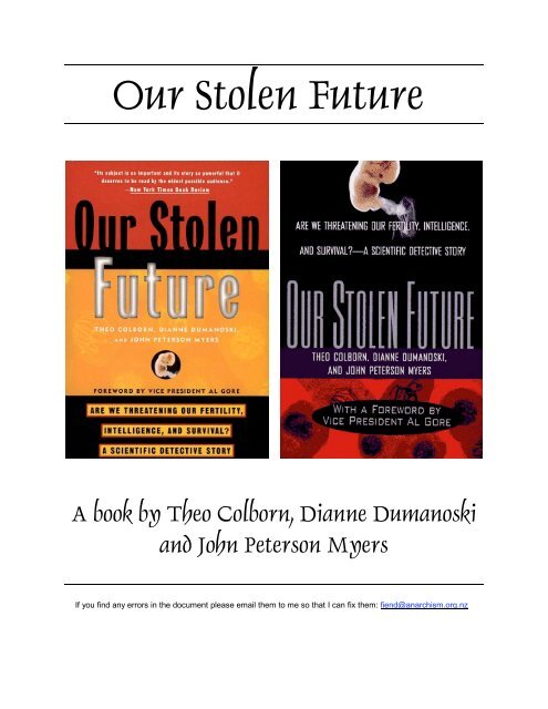 Our Stolen Future (pdf)