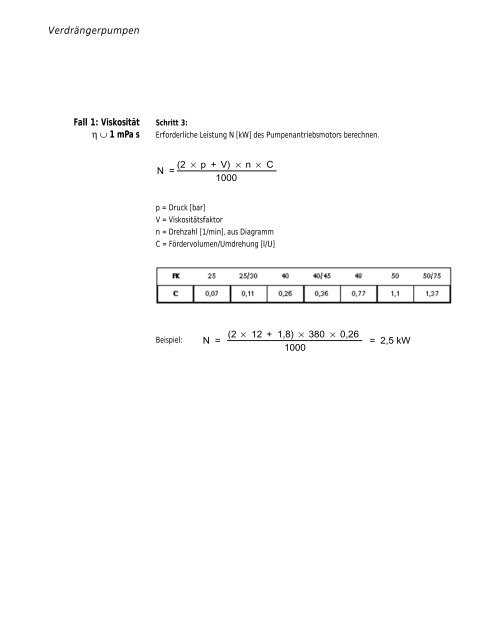 Begriffe der Pumpentechnik - Fristam Pumpen F. Stamp KG