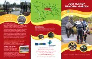 Joey Dunlop Memorial Garden Brochure - Visit Ballymoney