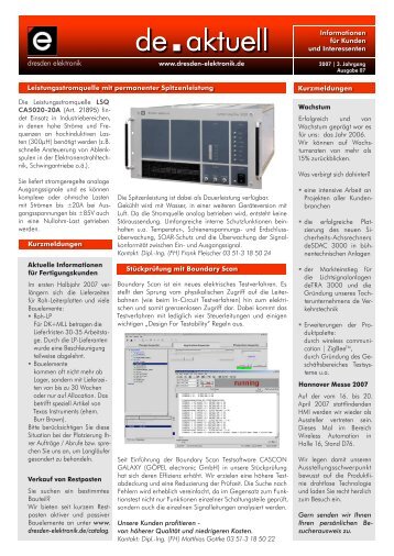 07-2007 - dresden elektronik ingenieurtechnik GmbH