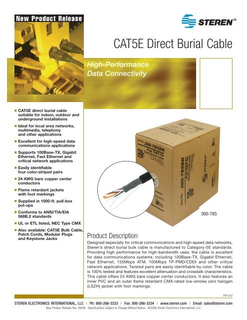 Image of Steren Direct website