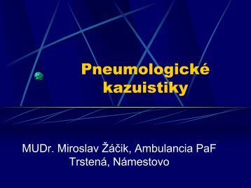 CHOCHP - vÅ¡eobecnÃ½ praktickÃ½ lekÃ¡r