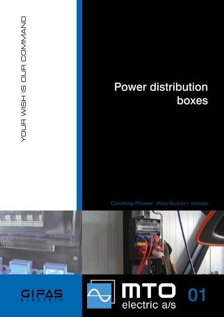 Power distribution boxes - MTO electric A/S