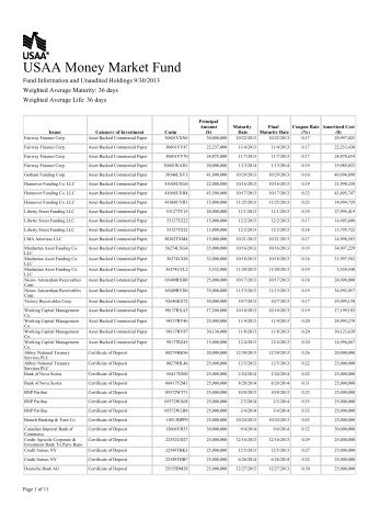 USAA Money Market Fund - USAA.com