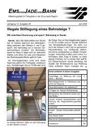 AusflÃ¼ge 2006 - Ems-Jade-Bahn