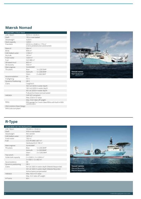 fleet list - Maersk Supply Service