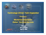 Technology Driven Train Inspection - Marts-rail.org