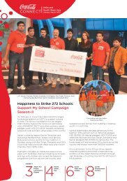 Jan-March, 2013 Happiness to Strike 272 Schools - Coca-Cola India