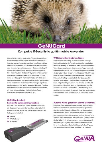 GeNUCard - GeNUA