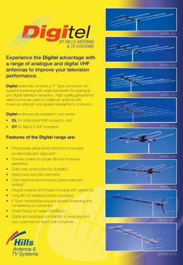 Experience the Digitel advantage with a range of analogue and ...
