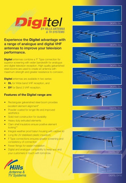 Experience the Digitel advantage with a range of analogue and ...