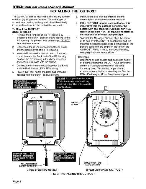 Download Manual - Ritron