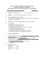 4 - FEA - American University of Beirut