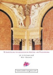 19. Jahrestagung für kardiologische Assistenz- und Pflegepersonal