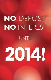 NO DEPOSIT NO INTEREST - Zamel's