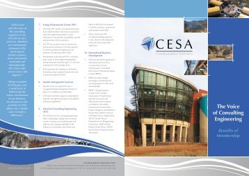to download our brochure - Cesa