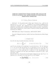 Certain coefficient inequalities for sakaguchi type functions ... - EMIS