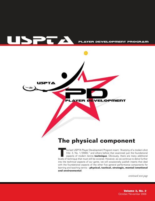 The physical component - United States Professional Tennis ...