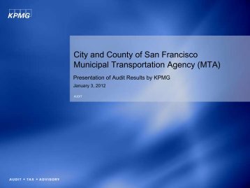 Item 11 KPMG audit presentation, accessible PDF - San Francisco ...