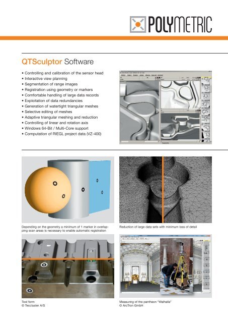 Competence in Optical 3D Measuring - Polymetric GmbH