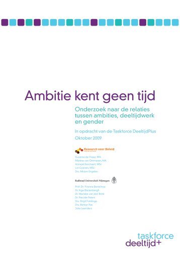 Ambitie kent geen tijd - Arbeidsmarktplatform PO