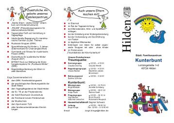 Familienzentrum Kunterbunt neu-klein - Hilden