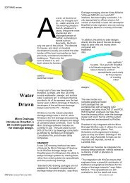 Water Drawn - Micro Drainage