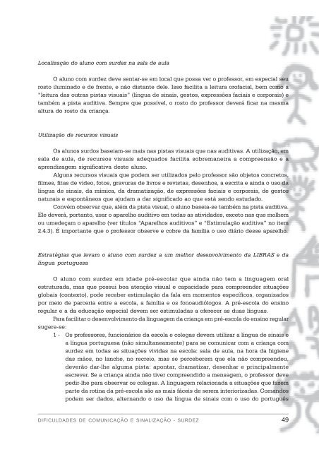 Dificuldades de comunicaÃ§Ã£o e sinalizaÃ§Ã£o - Livros GrÃ¡tis