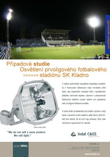 FotbalovÃ½ stadion Kladno - Indal