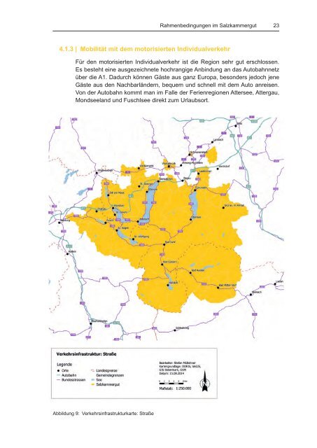 Diplomarbeit Roadmap zur Tourismusmobilität im Salzkammergut