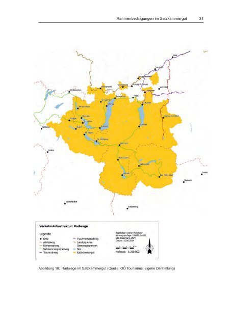 Diplomarbeit Roadmap zur Tourismusmobilität im Salzkammergut