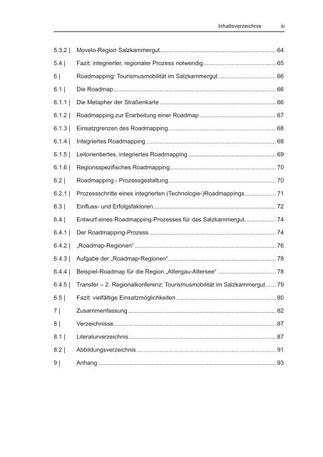 Diplomarbeit Roadmap zur Tourismusmobilität im Salzkammergut