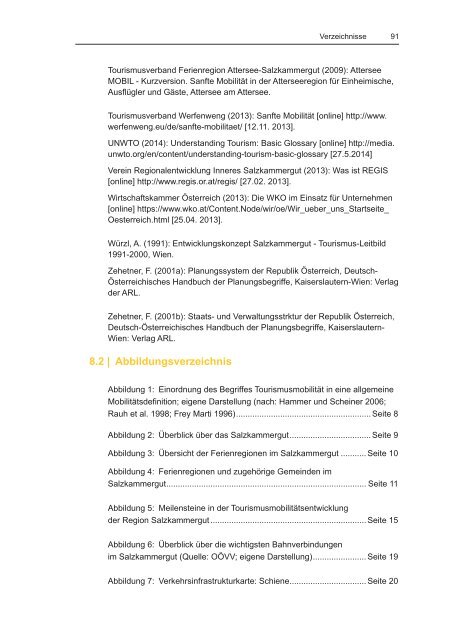 Diplomarbeit Roadmap zur Tourismusmobilität im Salzkammergut