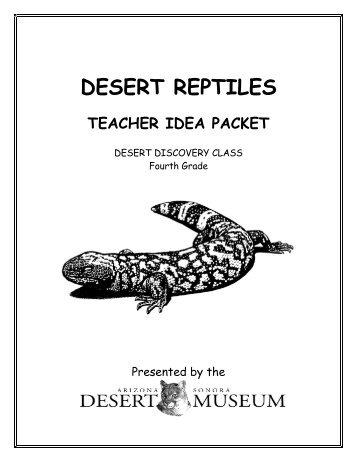 DESERT REPTILES - Arizona-Sonora Desert Museum