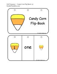 Candy Corn Flip Book (c) - Kinder Printables