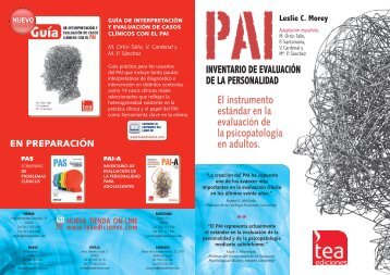 PAS PAI-A - TEA Ediciones