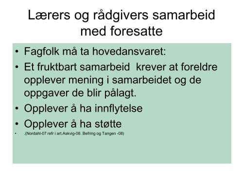 Velkommen til forelesning i Sosiale og emosjonelle vansker