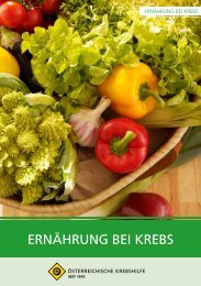 ERNÄHRUNG BEI KREBS - Krebshilfe Oberösterreich